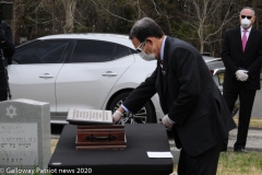 Military funeral in Atlantic County