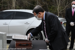 Military funeral in Atlantic County
