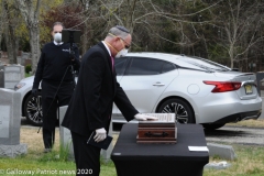 Military funeral in Atlantic County