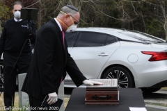 Military funeral in Atlantic County
