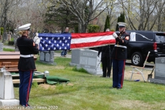 Military funeral in Atlantic County