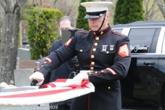 Military funeral in Atlantic County