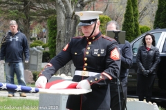 Military funeral in Atlantic County
