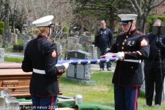 Military funeral in Atlantic County