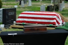 Military funeral in Atlantic County