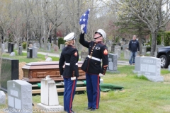 Military funeral in Atlantic County