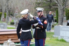 Military funeral in Atlantic County