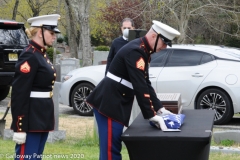Military funeral in Atlantic County