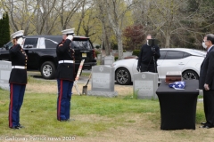 Military funeral in Atlantic County