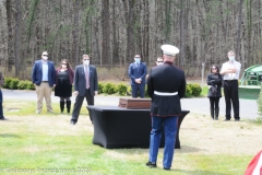 Military funeral in Atlantic County