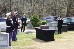 Military funeral in Atlantic County