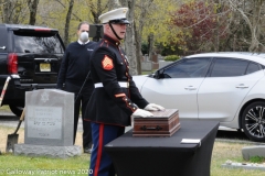 Military funeral in Atlantic County