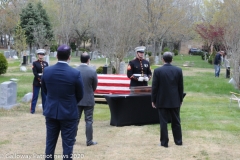 Military funeral in Atlantic County