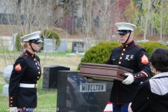 Military funeral in Atlantic County