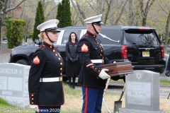 Military funeral in Atlantic County