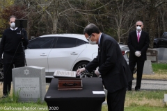 Military funeral in Atlantic County