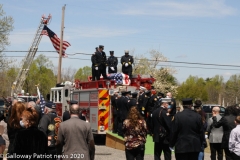 Military funeral in Atlantic County