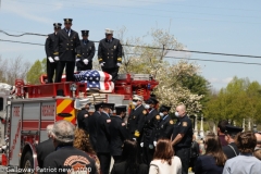 Military funeral in Atlantic County
