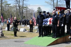 Military funeral in Atlantic County