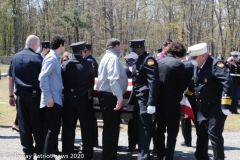 Military funeral in Atlantic County