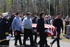 Military funeral in Atlantic County