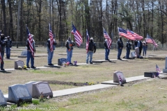 Military funeral in Atlantic County
