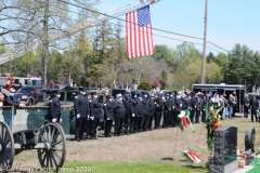 Military funeral in Atlantic County