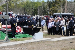 Military funeral in Atlantic County