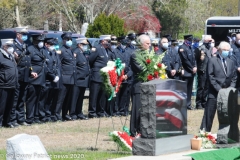 Military funeral in Atlantic County