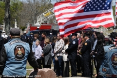 Military funeral in Atlantic County