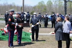 Military funeral in Atlantic County