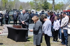 Military funeral in Atlantic County