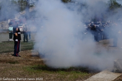 Military funeral in Atlantic County