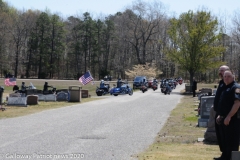 Military funeral in Atlantic County