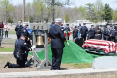 Military funeral in Atlantic County