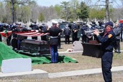 Military funeral in Atlantic County