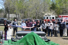 Military funeral in Atlantic County