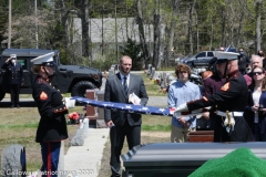 Military funeral in Atlantic County