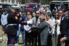 Military funeral in Atlantic County