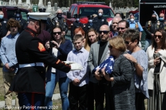 Military funeral in Atlantic County