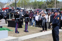 Military funeral in Atlantic County