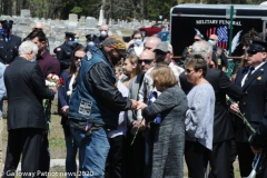 Military funeral in Atlantic County