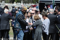 Military funeral in Atlantic County