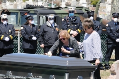 Military funeral in Atlantic County