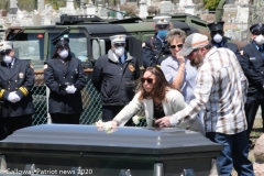 Military funeral in Atlantic County