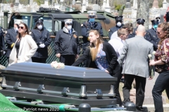 Military funeral in Atlantic County