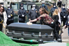 Military funeral in Atlantic County