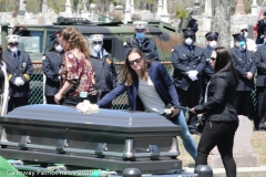 Military funeral in Atlantic County