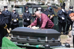Military funeral in Atlantic County