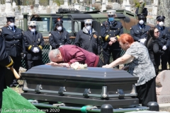 Military funeral in Atlantic County